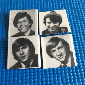 The Monkees set of 4 buttons
